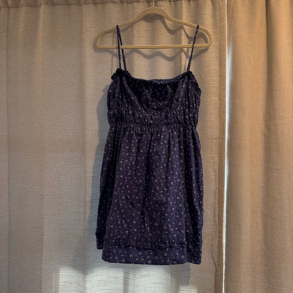 Free People Navy Blue Mini Dress